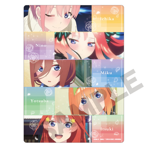 『五等分の花嫁∬ 』下敷き カラフル